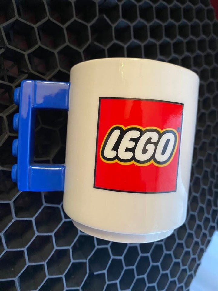 Rare LEGO mug block style handle 3 color set second hand | eBay UK