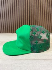 Louis Vuitton LV Embroidered Mesh Cap 58 Gree...