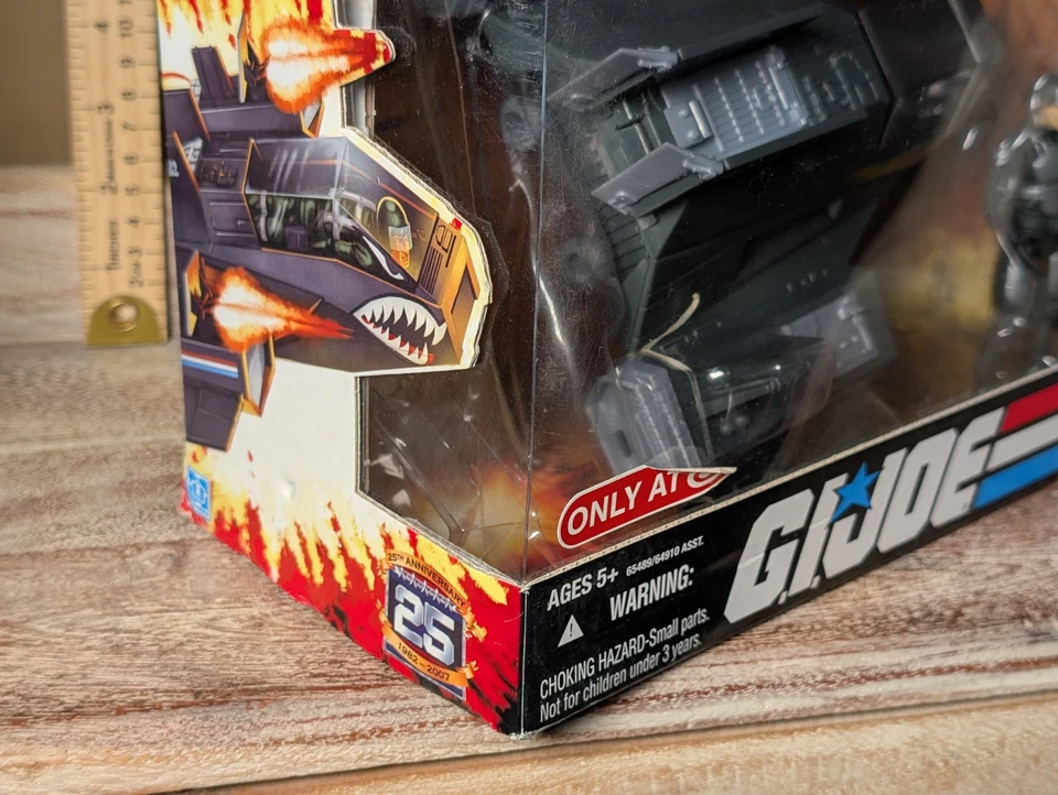 Vehículo GI Joe 25 Aniversario ESPECTRO NOCTURNO Grand Slam TIBURÓN Objetivo Exclusivo Foto 4 de 4