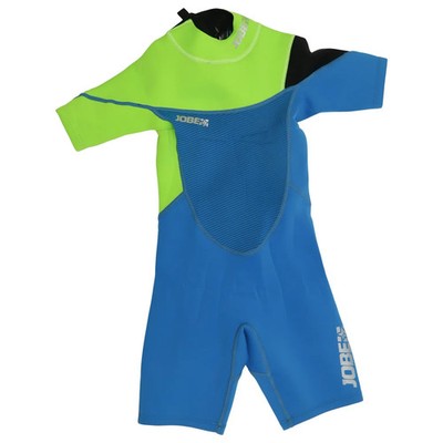 Jobe, Neoprenanzug, Größe: 48, Boston shorty 2MM, Blau/Grün/Schwarz #keE