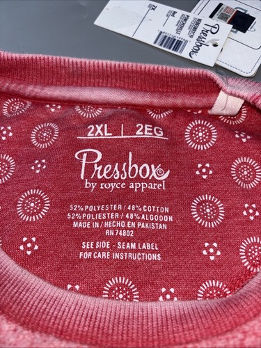 Women's Pressbox Nebraska Cornhuskers Ponchoville Pullover Sweatshirt 2X NWT $80 - Picture 5 of 9
