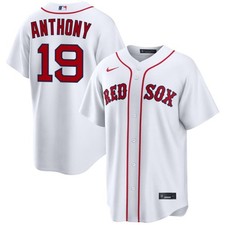 Red Sox 19 Roman Anthony White 100 Stitched Jersey ALL SIZES