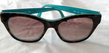 Kate Spade Akira Polarize Rectangular Sunglasses tortoise shell  turquoise NICE