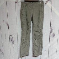 K HL Womens Spire Roll Up Pants 6 Khaki Convertible Hiking Travel EUC