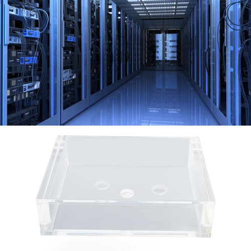 Computer Water Cooling Reservoir Rectangle Transparent Acrylic PC Water Cooli CB - Afbeelding 8 van 22