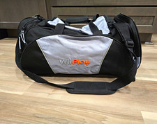 VINTAGE NINTENDO Wii Play 22x12x10 Black/Gray CANVAS Duffel Bag Carry On CLASSIC