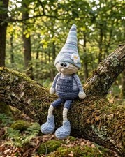 Zwerg/Gnom Pico, Kantenhocker, Handarbeit, ge...