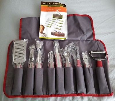 WOLFGANG PUCK ~ 10 PIECE ~ GARNISHING SET ~ NEW