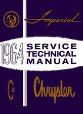 1964 Chrysler Imperial - All Models Factory Shop Service Manual 1964 Chrysler Imperial - All Models Factory Shop Service Manual