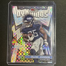 🔥Dillon Johnson RC Dynamo 2024 Topps Finest Football #DYN-3 Xfractor Titans