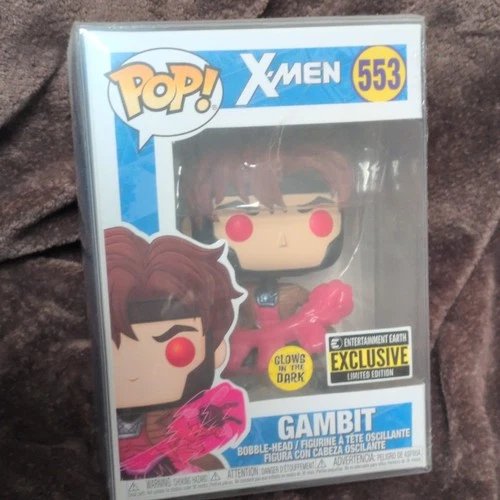 Funko Pop! Vinyl X-Men Gambit #553 Entertainment Earth Glow in the Dark