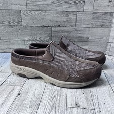 Easy Spirit Women Shoes TravelTime Size 8M Brown Athletic Clog Mule PreOwned