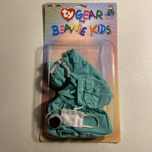 Vintage Ty Gear For Beanie Kids Doctor Outfit NIB