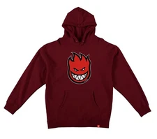 Spitfire Wheels Bighead Fill Maroon / Red Hoodie Sweatshirt
