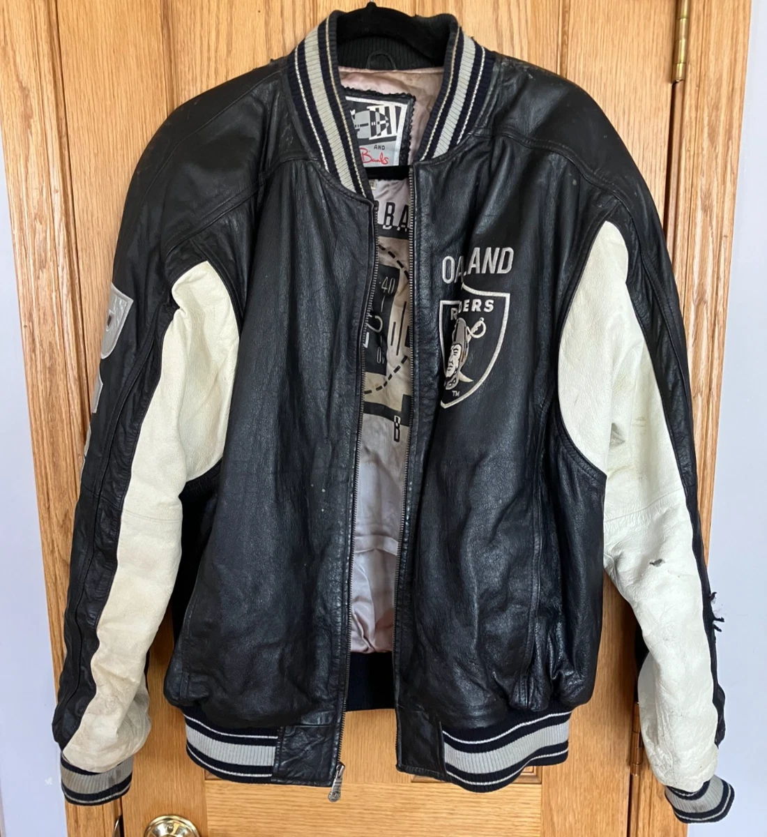 Carl Banks Leather Jacket In Men's Coats & Jackets for sale - eBay