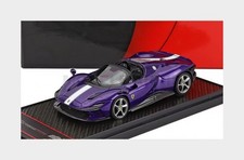 BBR-MODELS BBRC267TMN Ferrari Daytona SP3 Icon Series Open Roof 2022 Viola D