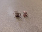 Mew and Mewtwo Vintage Pokemon Tomy 1999 CGTSJ Nintendo Toy Figurine