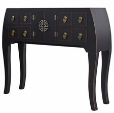 Chinesische Tischkonsole „MADAME KAIWEN“ – Ming Stil Wandtisch mit 8 Schubladen