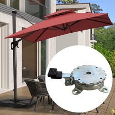 Umbrella Rotation Swivel Base Patio Beach Umbrella Accessories Part Spare Metal