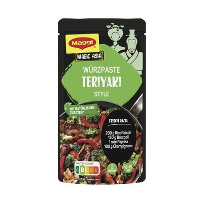 Maggi Magic Asia Würzpaste für Teriyaki Style Rindfleisch 65g