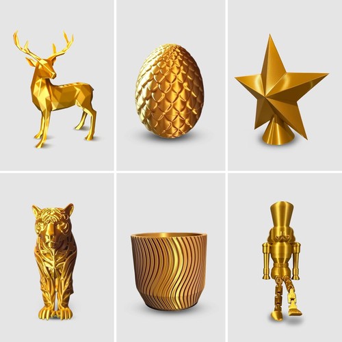 Filamento Geeetech seta PLA 1,75 mm 1 kg seta oro seta PLA filamento stampante 3D NUOVO - Foto 7 di 8