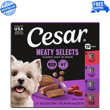 CESAR Classic Wet Dog Food Variety Pack 24 Trays 3.5oz