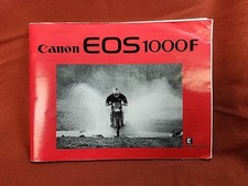 Vintage CANON EOS 1000F Instruction Manual Original - Camera Manual 1991