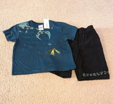 Vtg Disney Atlantis The Lost Empire Children's 2T Shirt And Shorts Set NWT 2001