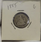 1885 US Seated Liberty Dime 10c G/AG