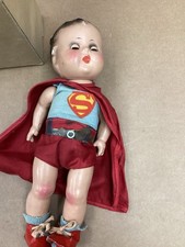 SUPERMAN 1947 SUPER-BABE COMPOSITION JOINTED DOLL. AS IS