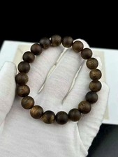 Rare Kynam Agarwood Bracelet 10mm | Pure Oud Kyara | Strong Fragrance Gift