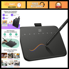 Drawing Tablet 6x4 Inch, 16384 Pressure Levels, Battery-Free Stylus, Graphic Pad