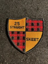 70S 25 STRAIGHT SKEET GUN RIFLE HUNTER HUNTING SPORTSMAN PATCH CREST