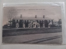 Vintage Post Card Residence of Mrs. Frothingham North Easton, Mass  1944