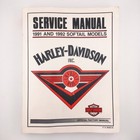 Harley Davidson Official Factory Service Manual 1991 And 1992 Softail Models
