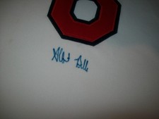 ALBERT BELLE SIGNED AUTOGRAPHED RUSSELL AUTHENTIC JERSEY CLEVELAND INDIANS