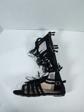 Top Moda Sandals Long - 12 Gladiator Style Black US Size 6