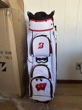 Wisconsin Badgers Golf Bag - Brand New- With Tags- Bridgestone Golf.
