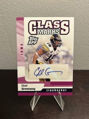 2006 Topps Draft Picks & Prospects #CM-CG Chad Greenway Auto Class Marks (RC)