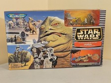 Star Wars Micro Machines MISB Jabba/Mos Eisley Spaceport Transforming Set Galoob