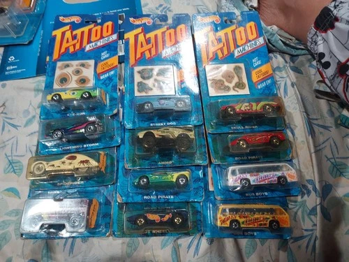 Hot Wheels Vintage Tattoo Machines 12 Cars