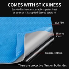 1+1 GRATIS Thermal Pad 45x85mm 1.5mm 15W/mK – GPU SSD CPU VRAM Cooling