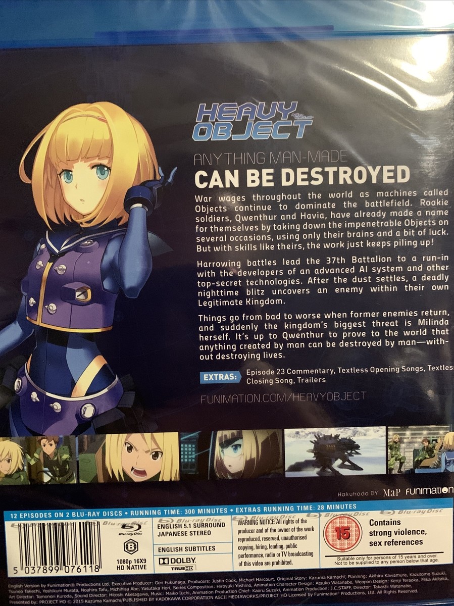 Heavy Object: Season 1 - Part 2 - Blu-Ray - Anime - New & Sealed