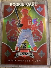 2019 Panini Crusade Baseball Gold Nick Senzel 3/10 RC