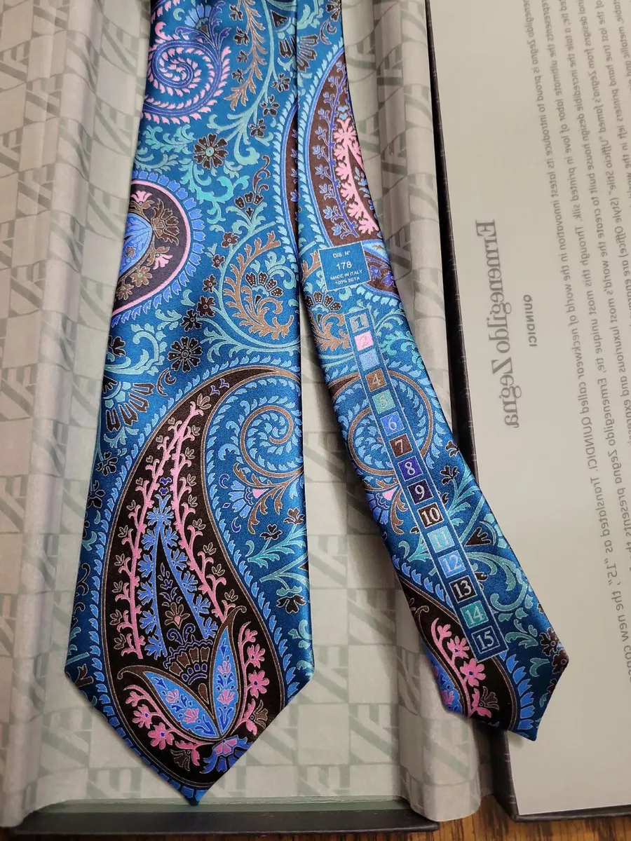 Tie ZEGNA Men color Blue