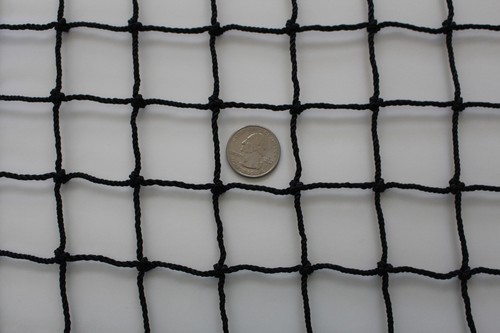 10' X 15' Black Square Nylon Lacrosse Impact Netting 1 1/2" #30 Hockey Net - Picture 5 of 5