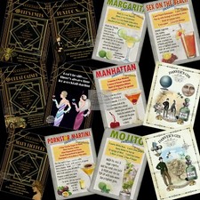  Cocktail -  Art Deco - Gin -   Metal Signs - Home Decor - Mancave - Kitchen