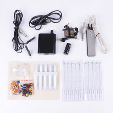 KA Complete Tattoo Tool Kit Pro Alloy Machine For Beginners Learners 110V-240V