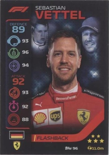 2020 Topps F1 Vettel Variation Refractor SP Red Bull Auto | eBay