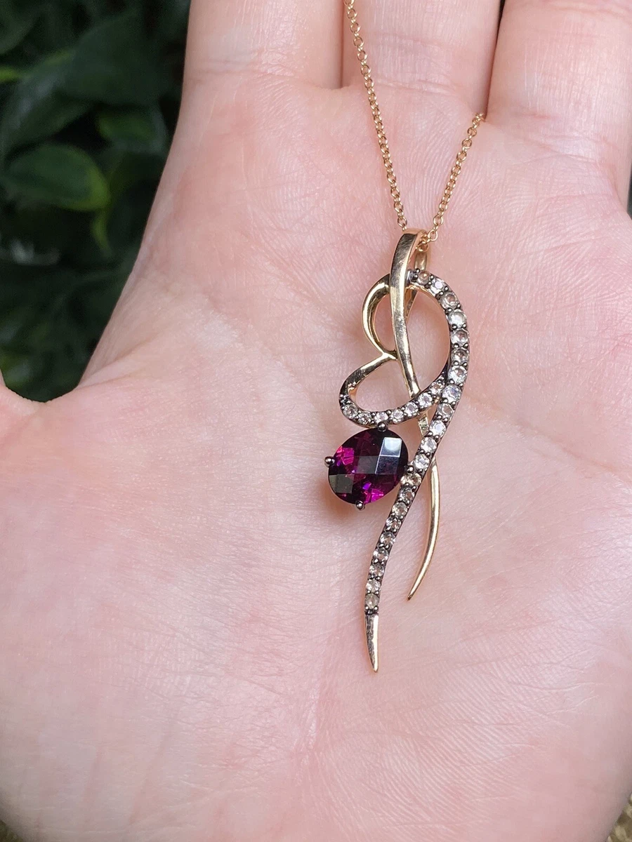 Le vian rhodolite store garnet necklace